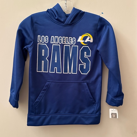 La Los Angeles Rams Youth Kids Hoodie Jacket Pullover nwt m medium 8/10 - Picture 1 of 3